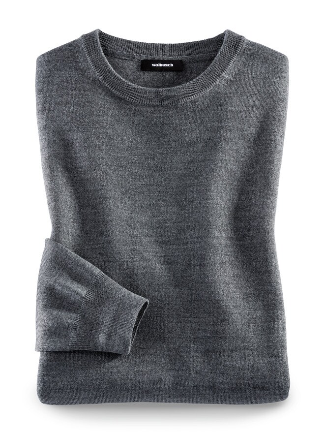 Merino-Mix Rundhals-Pullover Merino-Mix Rundhals-Pullover