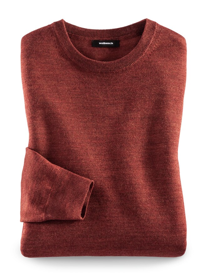 Merino-Mix Rundhals-Pullover Merino-Mix Rundhals-Pullover