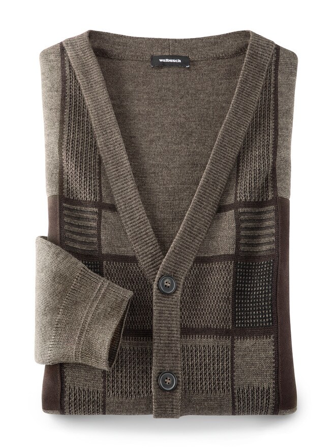 Cardigan Alcantara- Patch Cardigan Alcantara- Patch