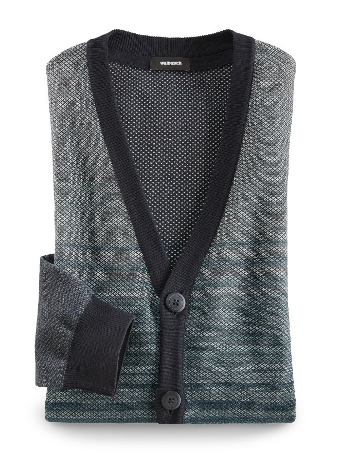 Strickjacke Ablaufstreifen Strickjacke Ablaufstreifen
