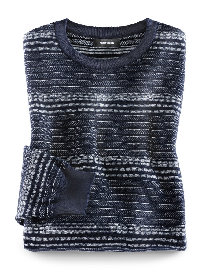 Leicht-Pullover Strukturmix Leicht-Pullover Strukturmix