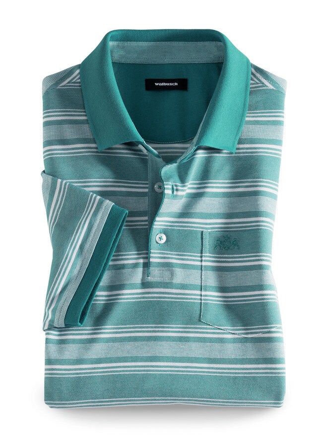 Extraglatt-Polo Bicolor Streifen Extraglatt-Polo Bicolor Streifen