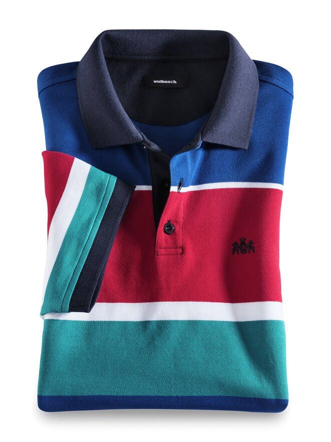Blockstreifen-Polo Multicolor Blockstreifen-Polo Multicolor