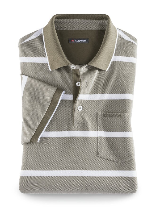 Klepper Extraglatt Streifen-Polo Klepper Extraglatt Streifen-Polo