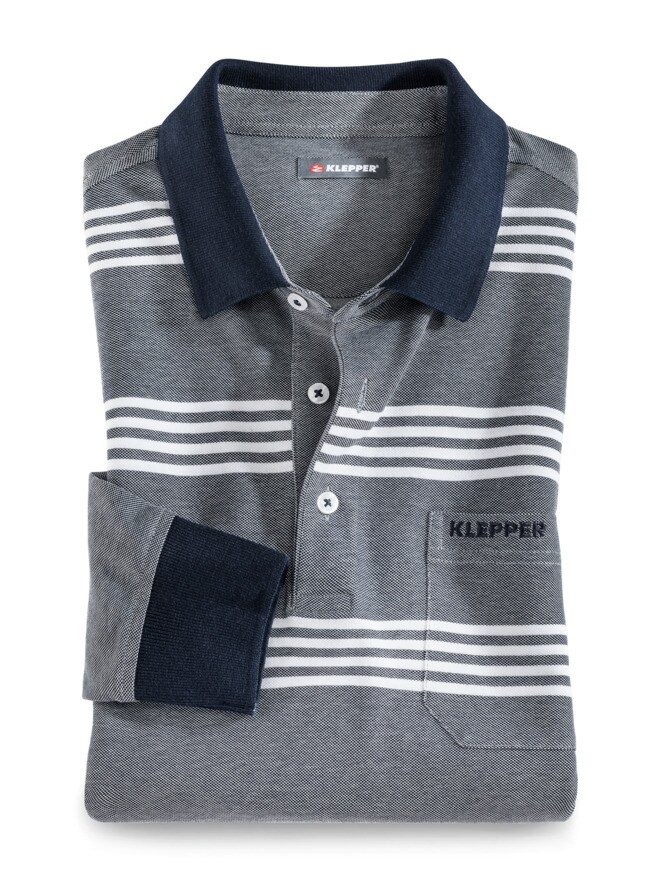 Klepper Extraglatt Langarm-Polo Klepper Extraglatt Langarm-Polo