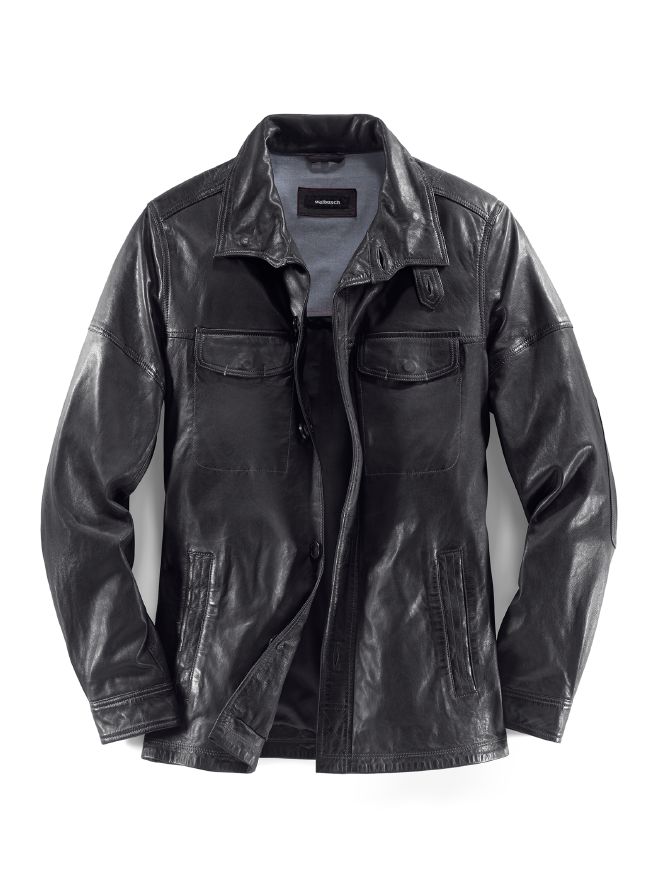 Nappaleder Hemdjacke Nappaleder Hemdjacke