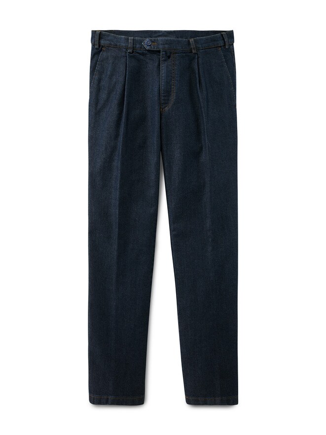 Travel-Bundfaltenjeans Easycare Travel-Bundfaltenjeans Easycare