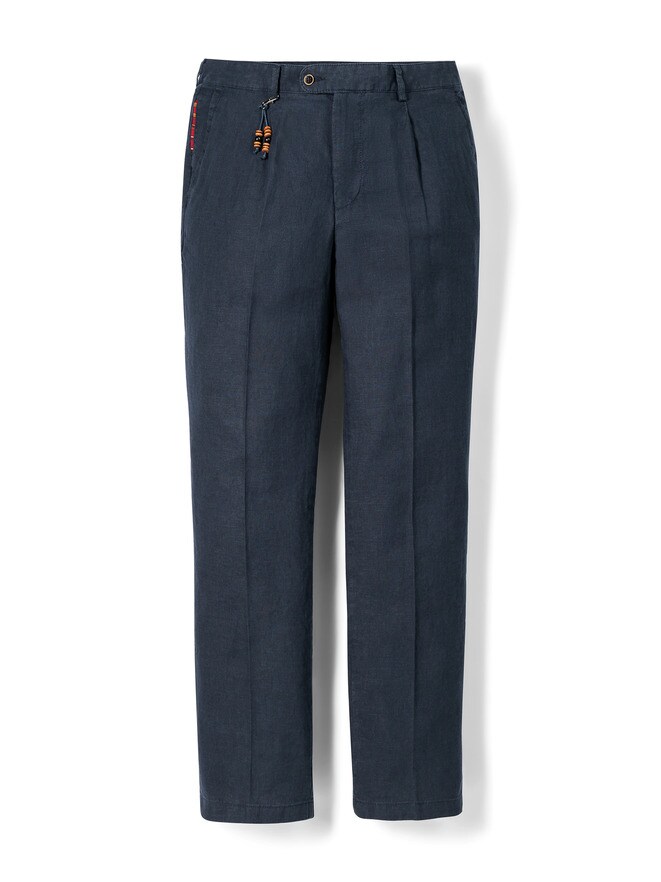 Leinen Bundfaltenhose Leinen Bundfaltenhose
