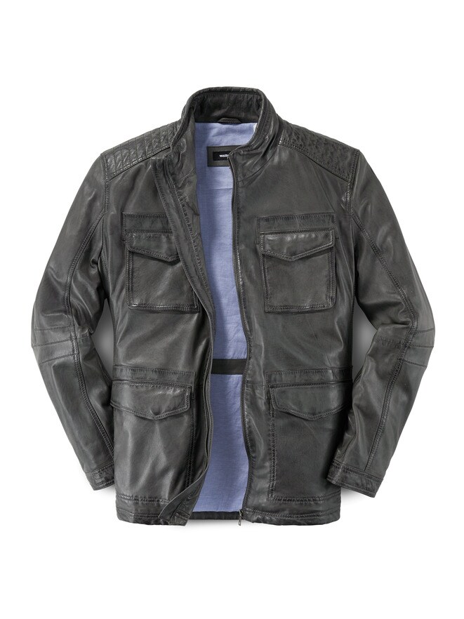9-Taschen Lederjacke 9-Taschen Lederjacke
