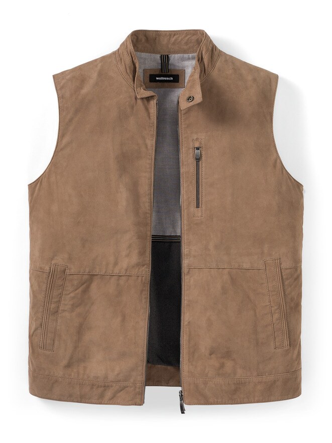 Wildleder-Weste Wildleder-Weste