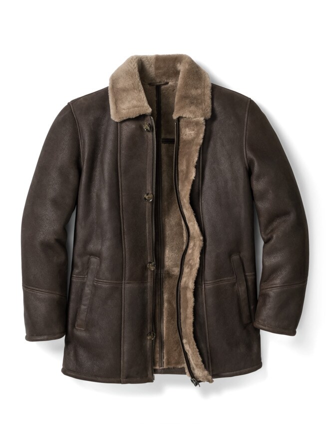 Nubukleder Lammfell Jacke Nubukleder Lammfell Jacke
