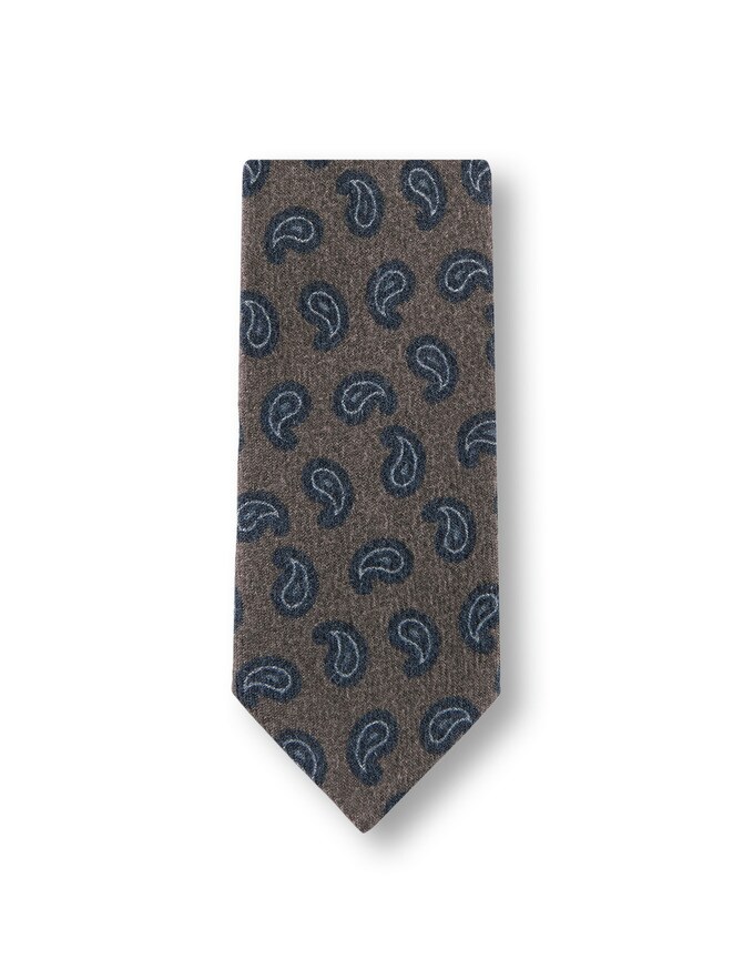 Paisley-Wollkrawatte Paisley-Wollkrawatte