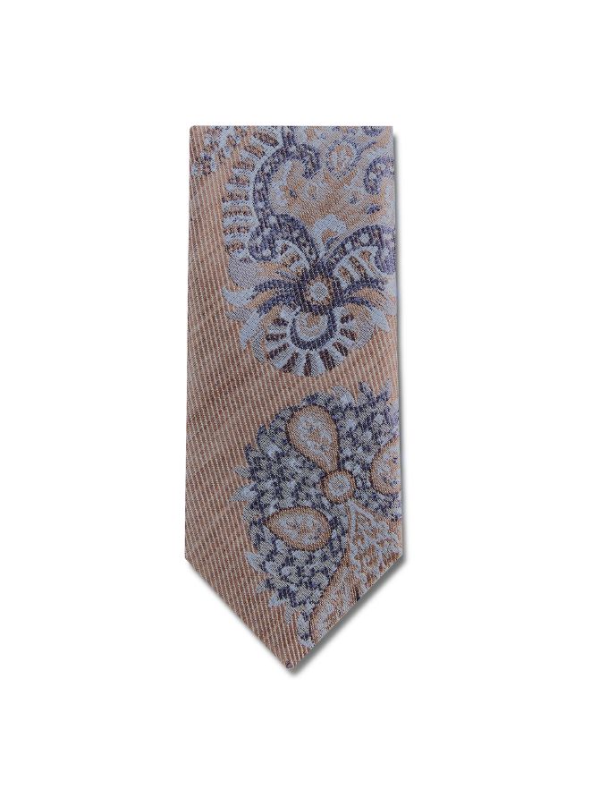Leinenkrawatte Überpaisley Leinenkrawatte Überpaisley