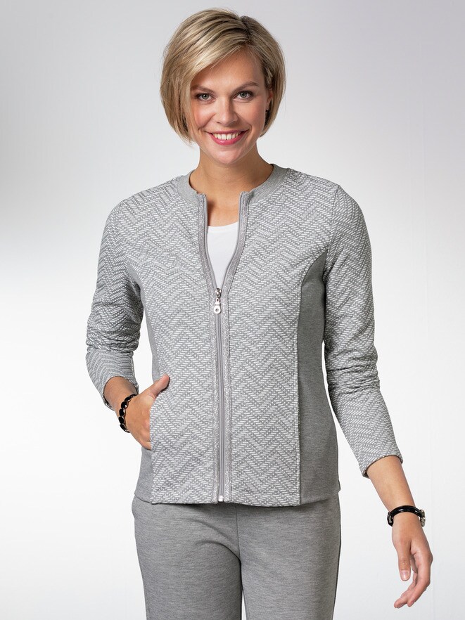 Jacquard Homewearjacke Jacquard Homewearjacke