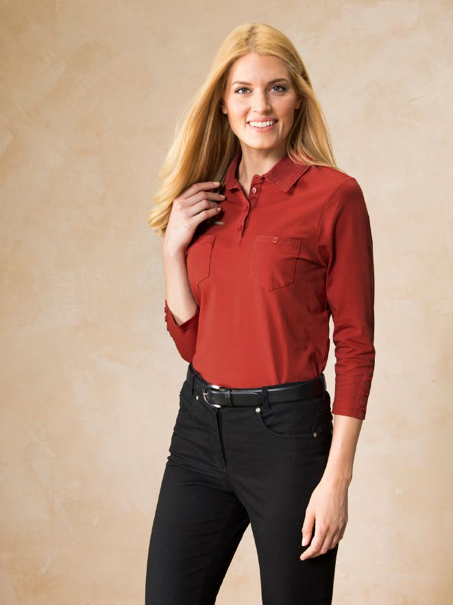 Polo-Shirt Cordmix Polo-Shirt Cordmix