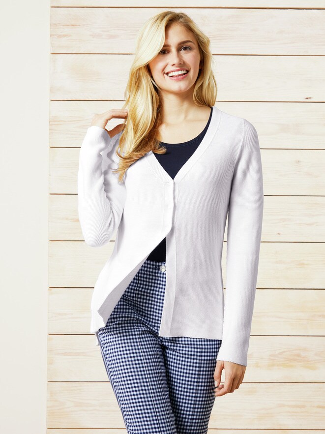 Cardigan Cotton-Crepe Cardigan Cotton-Crepe