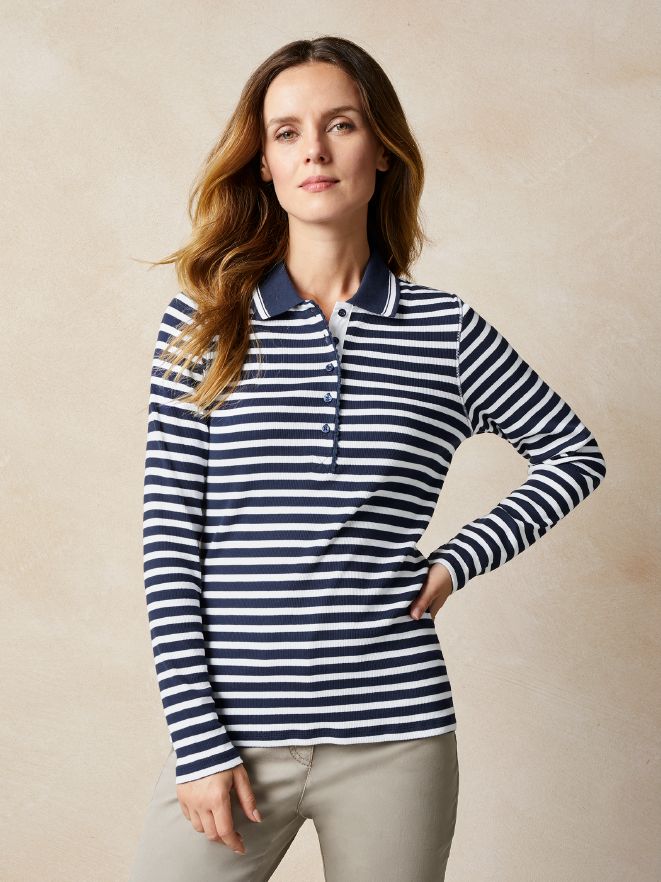 Ringel-Polo Soft Ripp Ringel-Polo Soft Ripp
