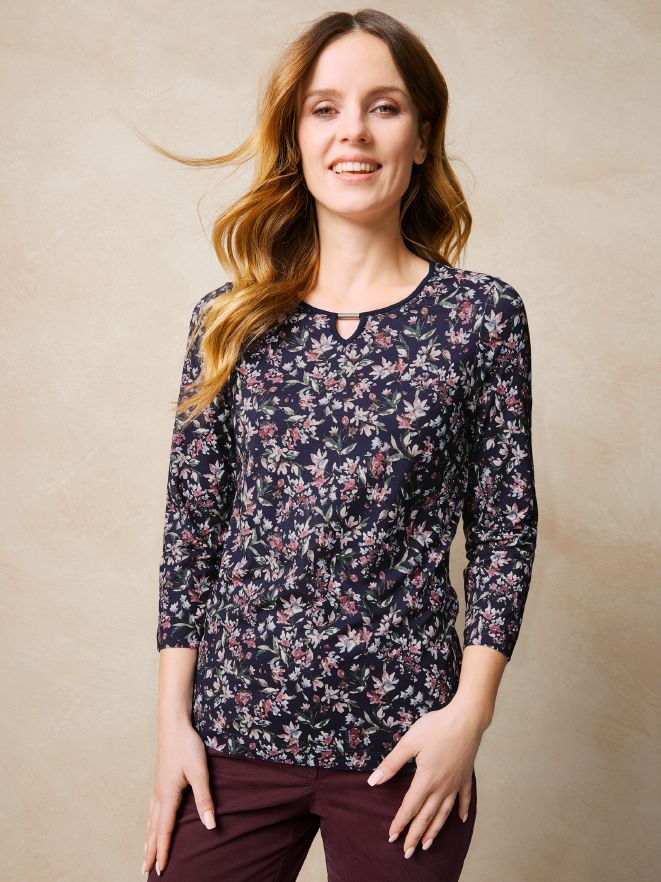 Viskoseshirt Millefleurs Viskoseshirt Millefleurs
