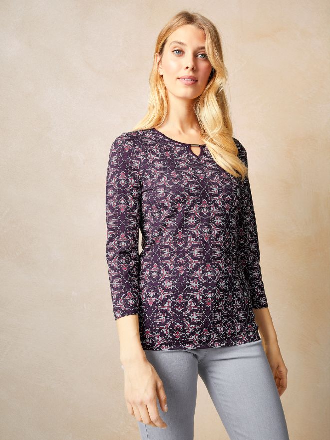 Viskoseshirt Art Deco Viskoseshirt Art Deco