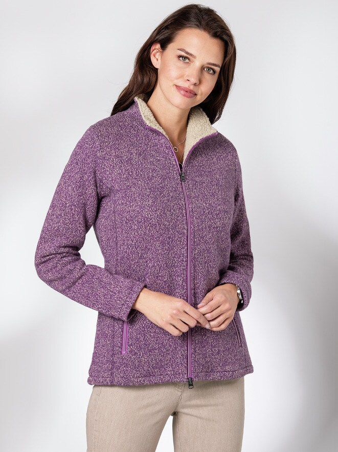 Thermo Strickfleece-Jacke Thermo Strickfleece-Jacke