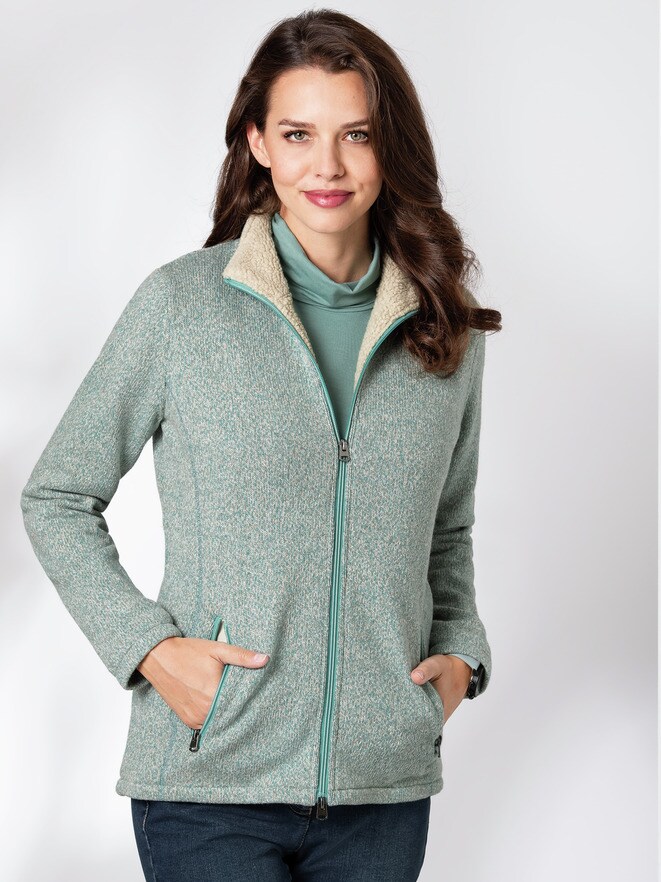 Thermo Strickfleece-Jacke Thermo Strickfleece-Jacke