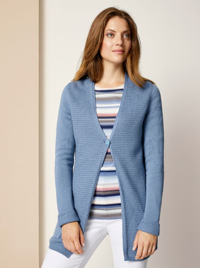 Cardigan Korbstruktur Cardigan Korbstruktur