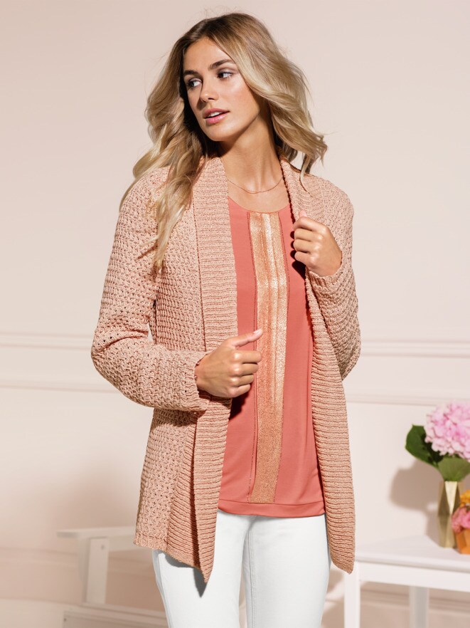 Strickjacke Morgenrot Strickjacke Morgenrot
