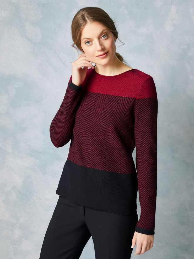 Pullover roter Faden Pullover roter Faden