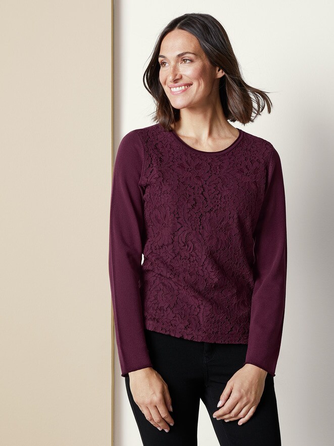Spitzenpullover Spitzenpullover