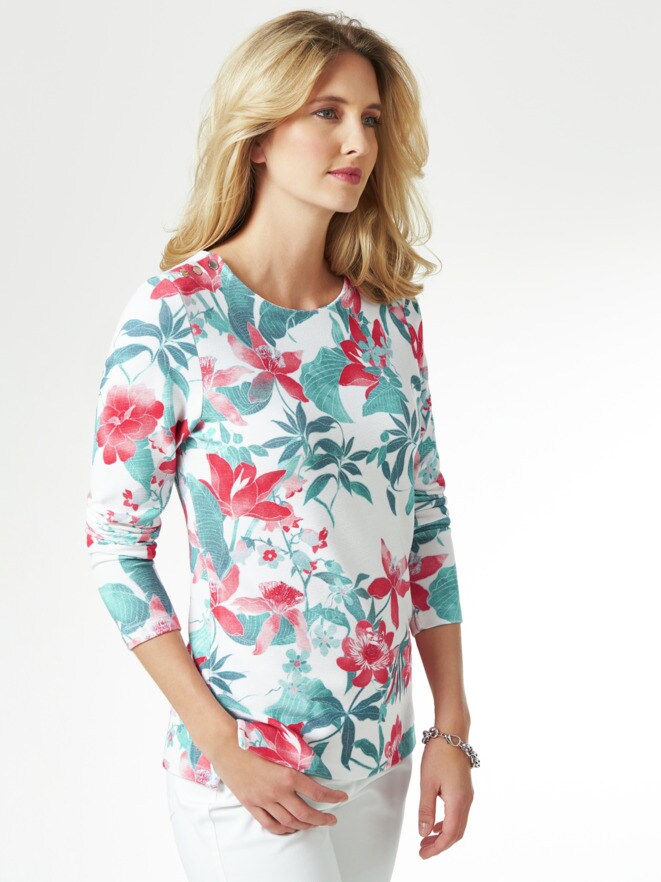 Struktur-Sweatshirt Struktur-Sweatshirt