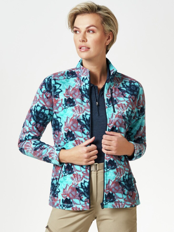 Klepper Blüten Polar Fleecejacke Klepper Blüten Polar Fleecejacke