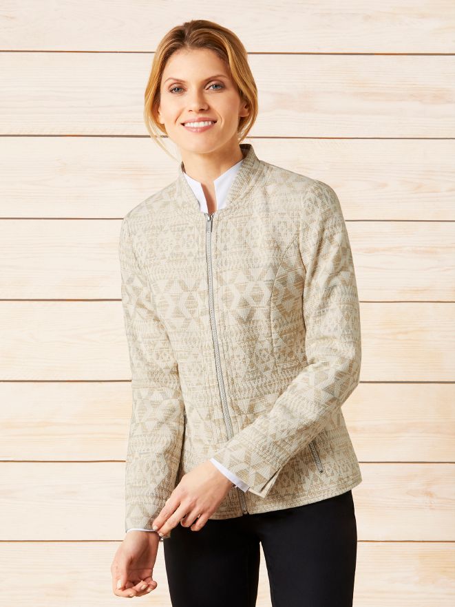 Stehkragen Blazer Kelim Stehkragen Blazer Kelim