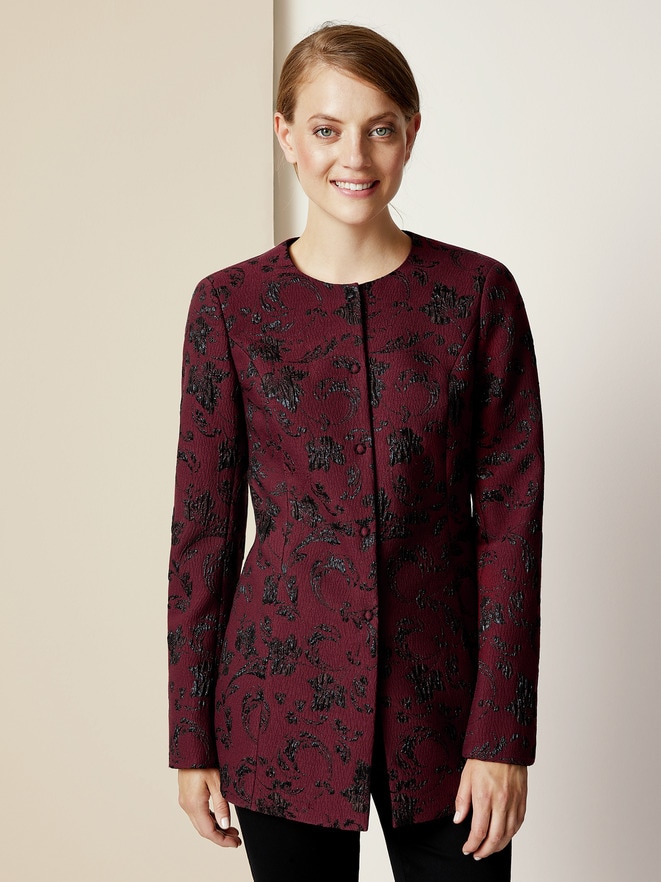 Jacquard-Longblazer Jacquard-Longblazer
