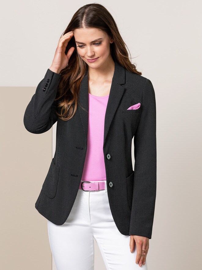 Pünktchenblazer Black & White Pünktchenblazer Black & White