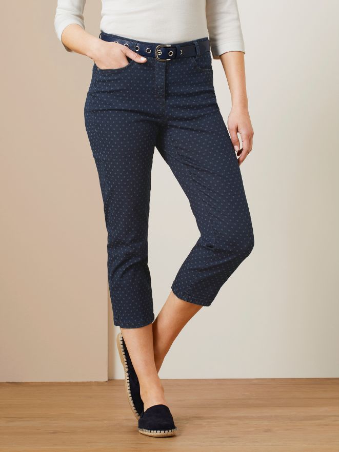 Capri Jacquard Jeans Capri Jacquard Jeans