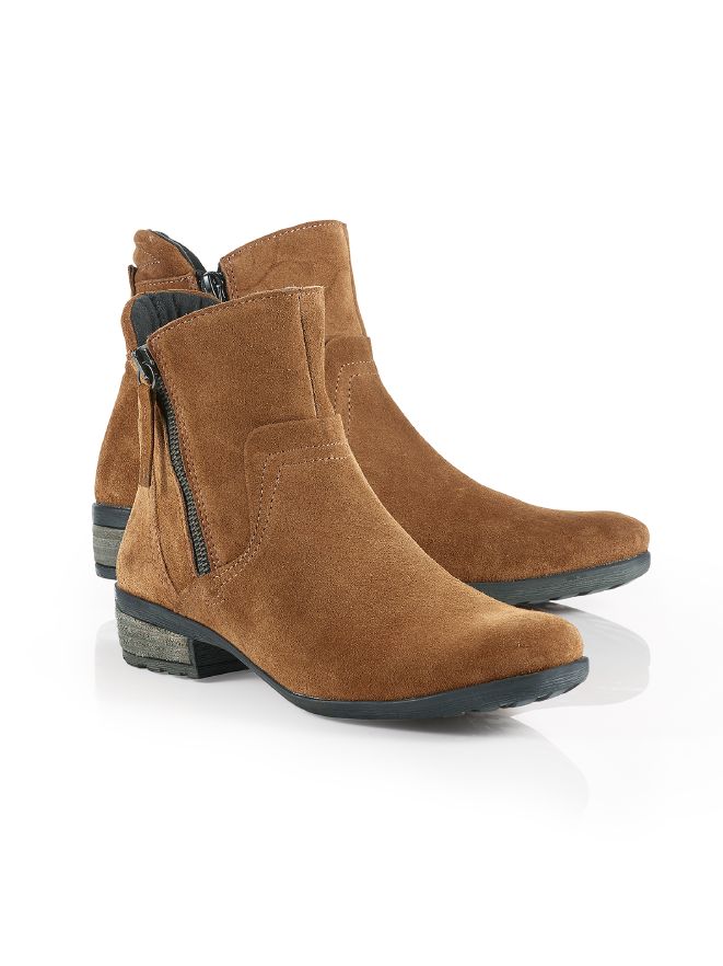 Doppel-Reißverschluss-Stiefelette Doppel-Reißverschluss-Stiefelette