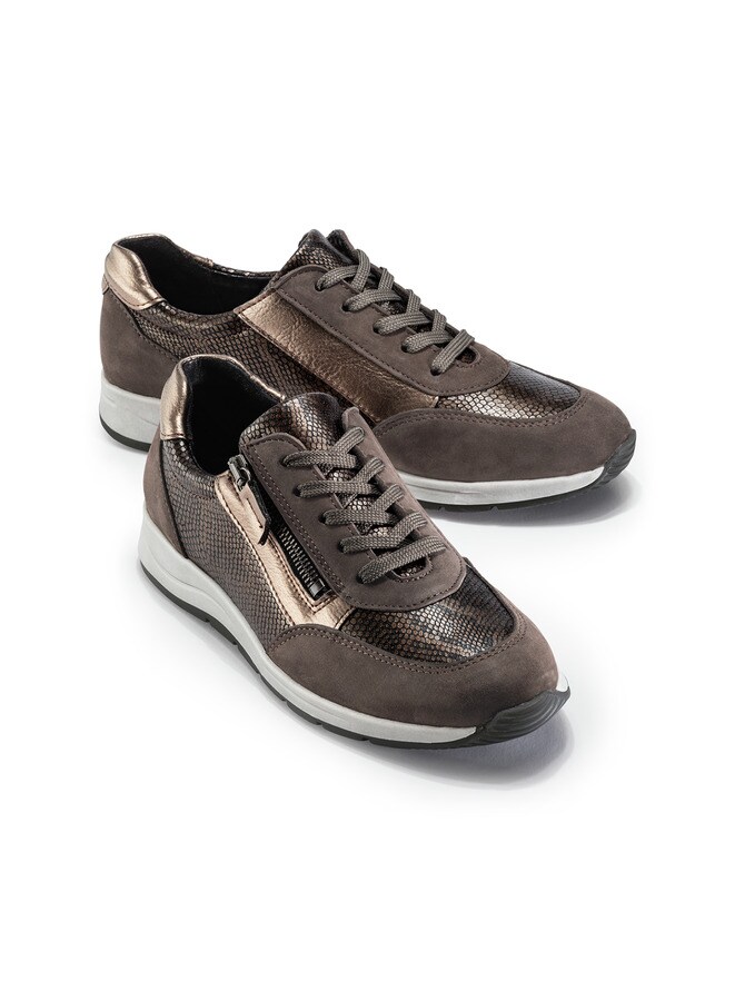 Reißverschluss-Sneaker Glitzermix Reißverschluss-Sneaker Glitzermix