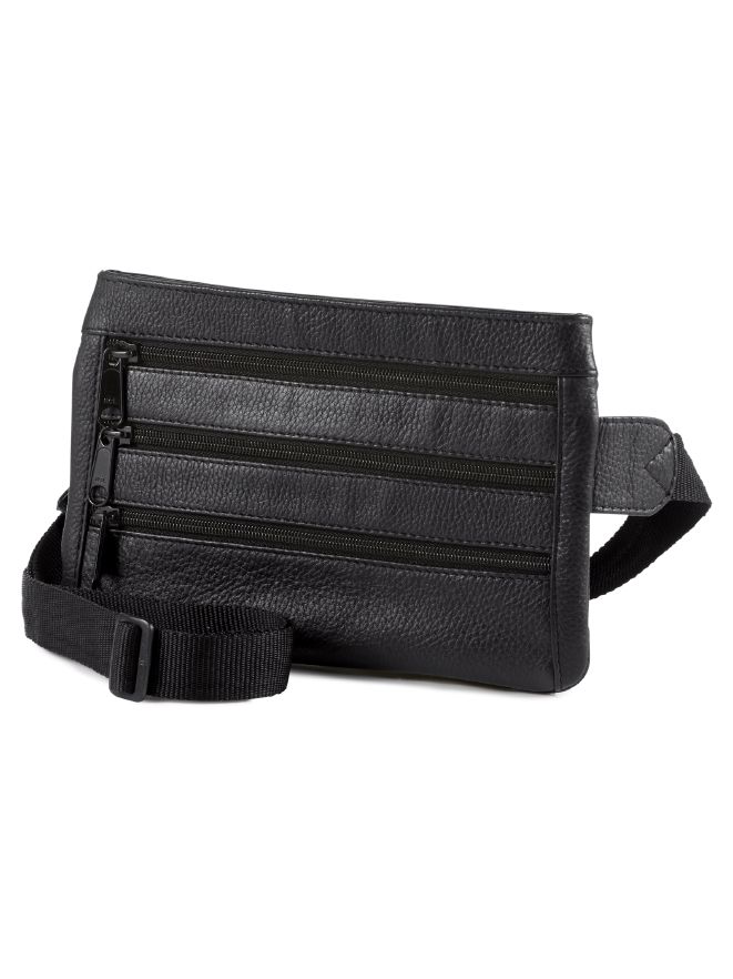 Leder-Bauchtasche Leder-Bauchtasche