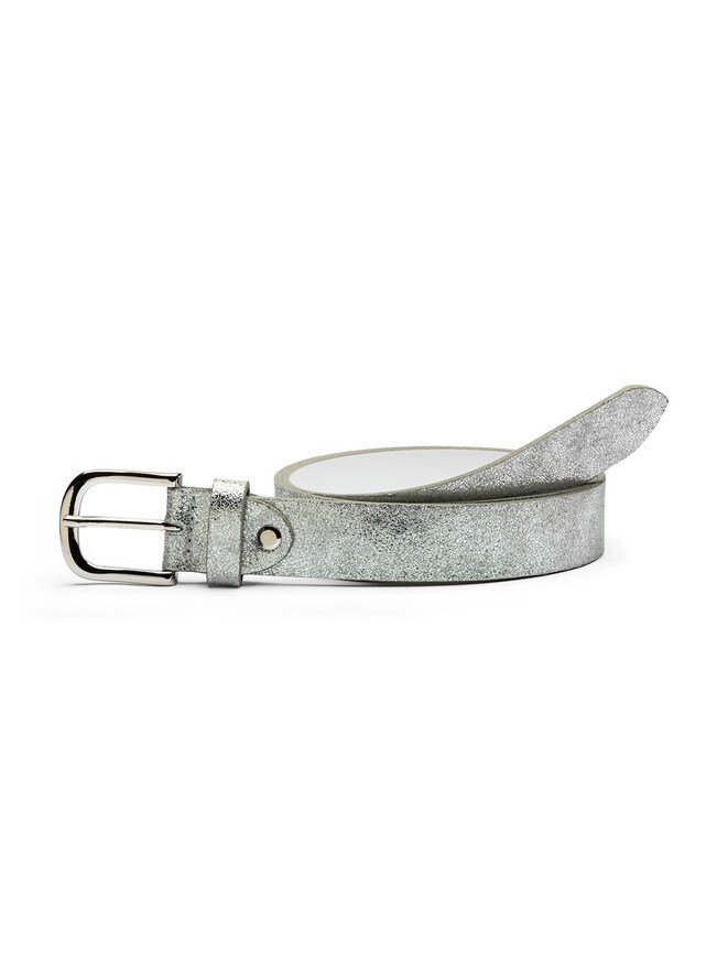 Ledergürtel Metallic Ledergürtel Metallic