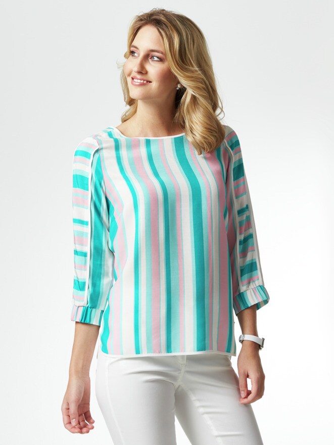 Viskose Shirtbluse Sommerleicht Viskose Shirtbluse Sommerleicht