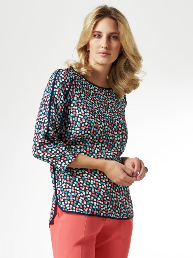 Viskose Shirtbluse Sommerleicht Viskose Shirtbluse Sommerleicht