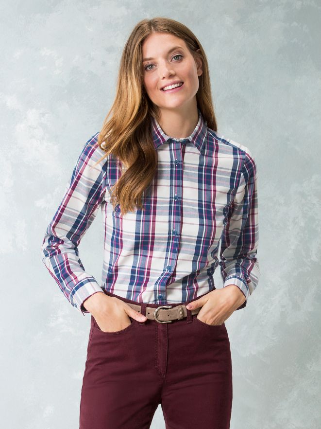 Extraglatt Flanell Hemdbluse Extraglatt Flanell Hemdbluse