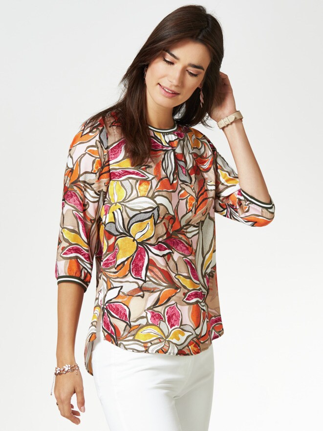 Viskose-Shirtbluse Bella Vita Viskose-Shirtbluse Bella Vita