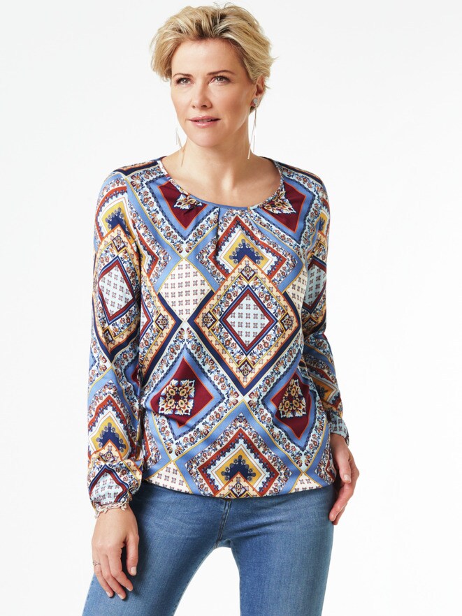 Viskose-Shirtbluse Viskose-Shirtbluse