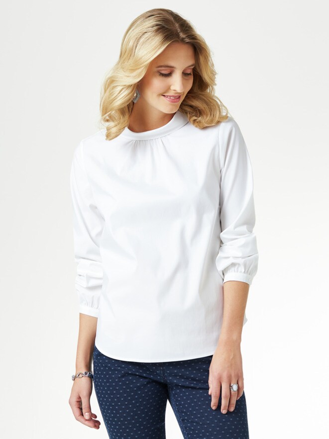 Ultrastretch-Rollkragenbluse Ultrastretch-Rollkragenbluse