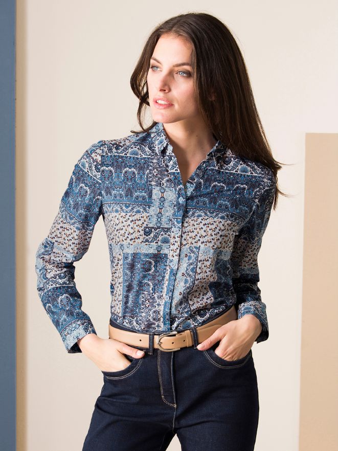 Patchwork Bluse Patchwork Bluse