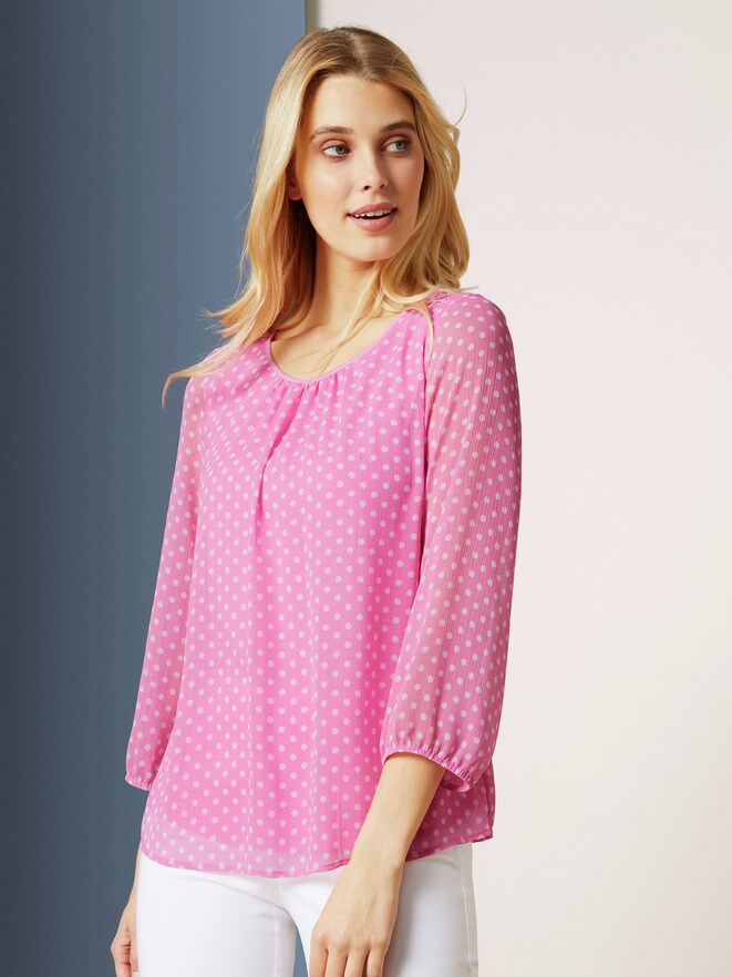 Shirtbluse 2 in1 Plus Punkt Shirtbluse 2 in1 Plus Punkt