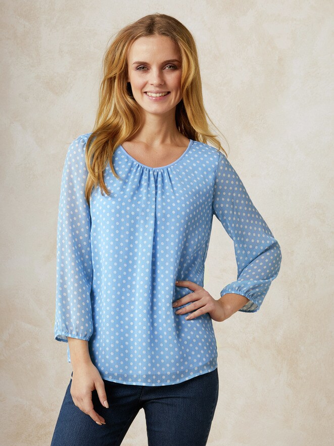 Shirtbluse 2 in 1 Plus Punkt Shirtbluse 2 in 1 Plus Punkt