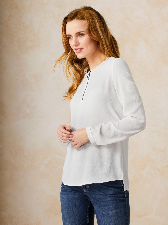 Reißverschluß Bluse Sport Couture Reißverschluß Bluse Sport Couture
