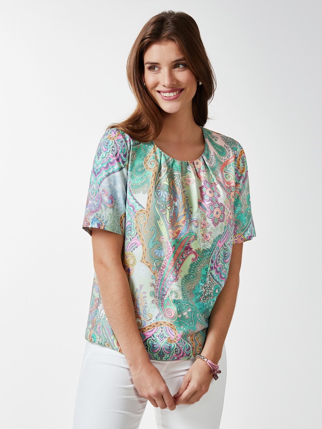 Shirtbluse Sommerpaisley Shirtbluse Sommerpaisley